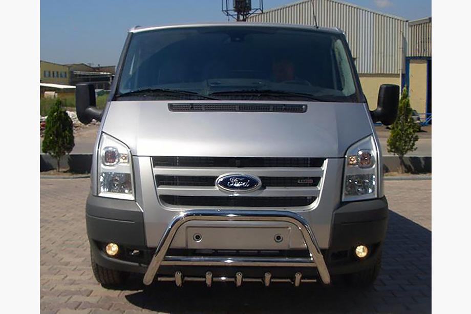 Ford Transit 2000-2014 рр. Кенгурятник WT003 (2006-2014, нерж.) Image