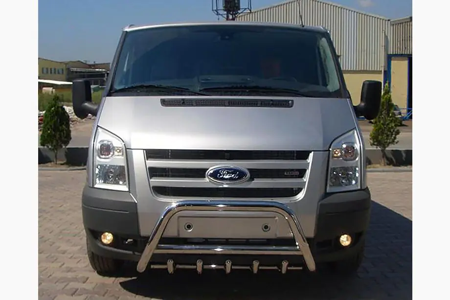 Ford Transit 2000-2014 рр. Кенгурятник WT003 (2006-2014, нерж.)