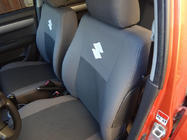 Suzuki Swift 2005-2010 рр. Авточохли (тканинні, Classik) фото 13