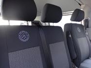 Volkswagen T5 Transporter 2003-2010 рр. Авточохли (тканинні, Classik) Передні (1↗1) фото 3