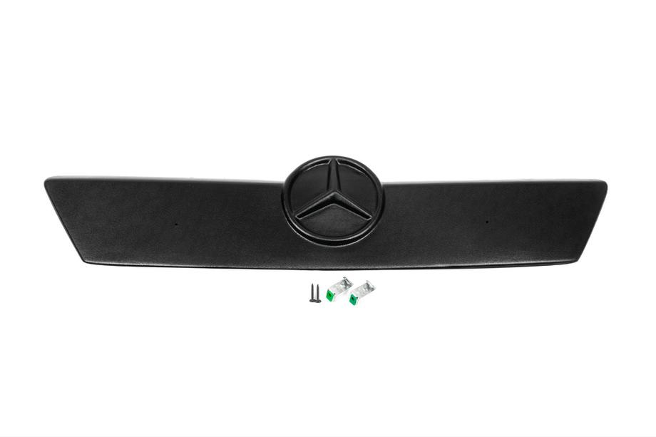 Mercedes Sprinter W901/902/903/904/905 1995-2006 рр. Зимова накладка на решітку 1995-2000, Матова Фото 6