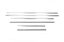 Нижні молдинги вікон (6 шт, нерж) фото 3