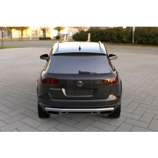 Задня дуга (нерж) Volkswagen Touareg 2010-2018 рр. фото 1