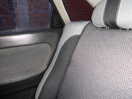Mazda 626 1979-2002 рр. Авточохли (кожзам↗тканина, Premium) фото 8