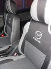 Mazda 626 1979-2002 рр. Авточохли (кожзам↗тканина, Premium) фото 12