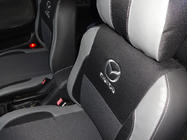 Mazda 626 1979-2002 рр. Авточохли (кожзам↗тканина, Premium) фото 14