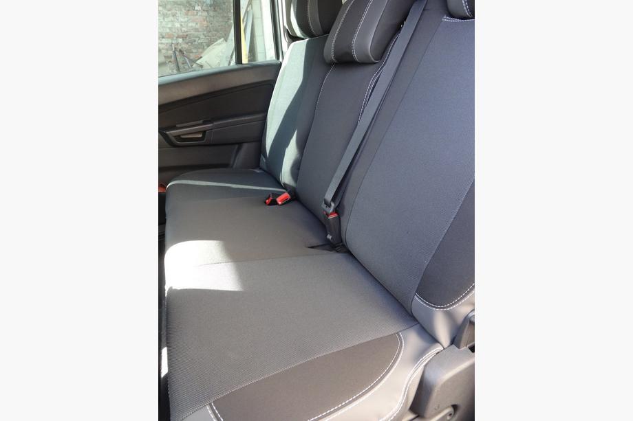 Opel Zafira B 2005-2011 рр. Авточохли (кожзам↗тканина, Premium) Фото 15