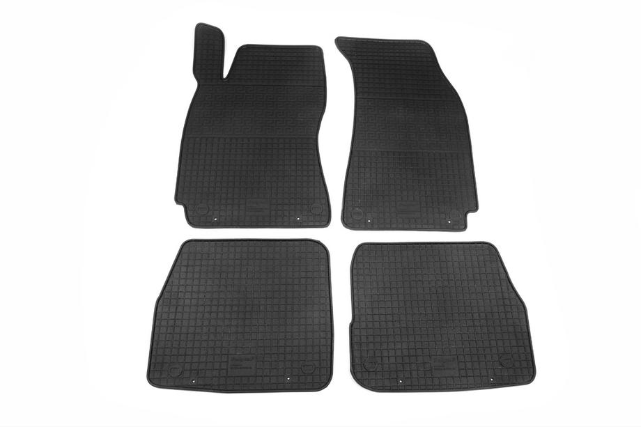 Skoda Superb 2001-2009 рр. Гумові килимки (4 шт, Polytep) Фото 2