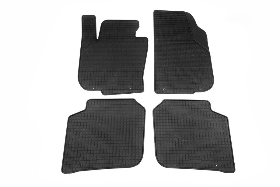 Skoda Superb 2009-2015 рр. Гумові килимки (4 шт, Polytep) Фото 2