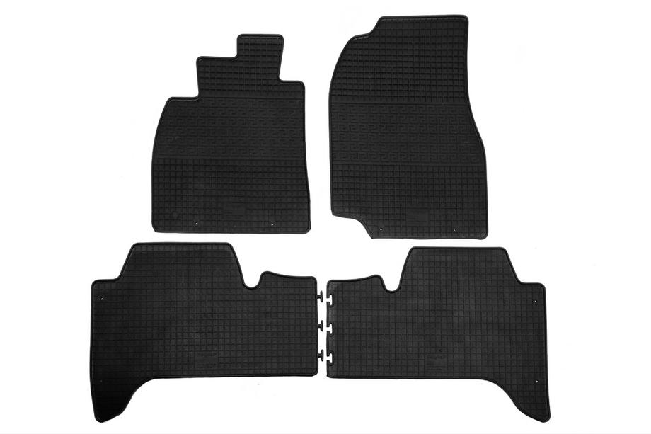 Toyota Land Cruiser 100 1998-2007 рр. Гумові килимки (4 шт, Polytep) Image