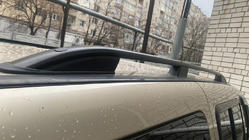 Fiat Doblo I 2005-2010 рр. Рейлінги Skyport (чорні) фото 2