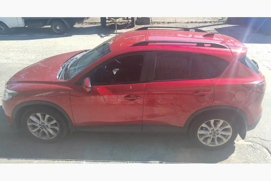 Mazda CX-5 2012-2017 рр. Рейлінги Skyport Black (2 шт)