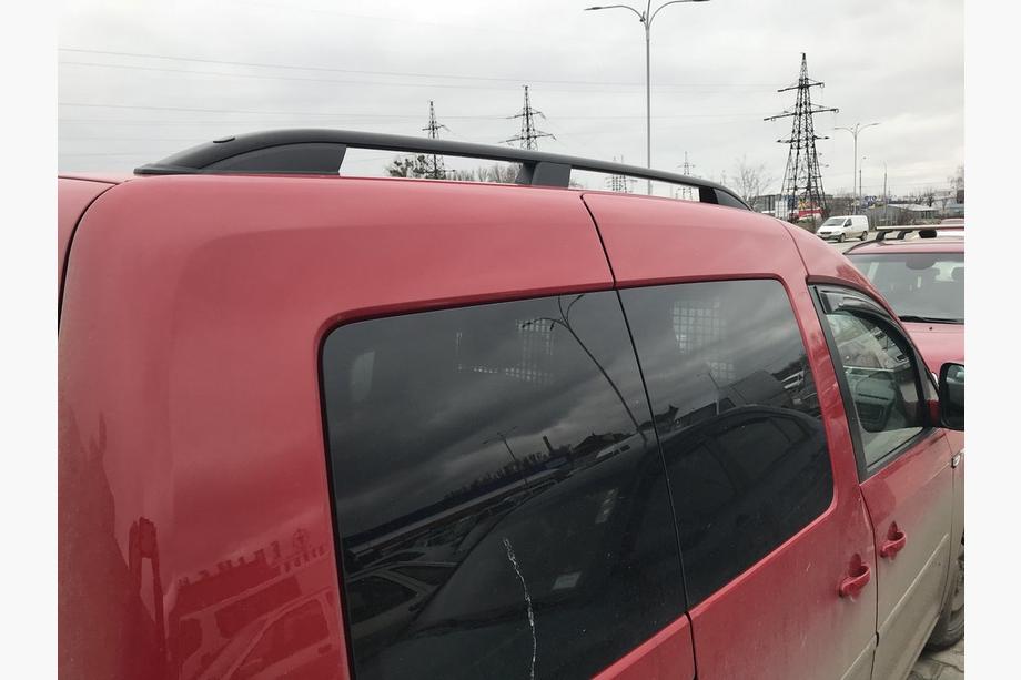 Volkswagen Caddy 2004-2010 рр. Рейлінги Skyport BLACK Максі база Фото 6