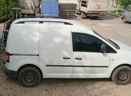Volkswagen Caddy 2010-2015 рр. Рейлінги Skyport BLACK Стандартна база фото 6
