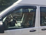 Volkswagen T5 Transporter 2003-2010 рр. Вітровики (2 шт, MyRacing) фото 3