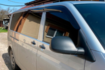 Volkswagen T5 Transporter 2003-2010 рр. Вітровики (4 шт., Sunplex Sport) фото 16