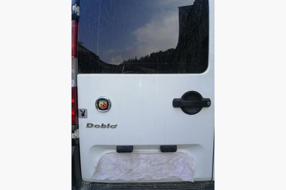 Fiat Doblo I 2005-2010 рр. Значок (Abarth, самоклейка) 75 мм Фото 3