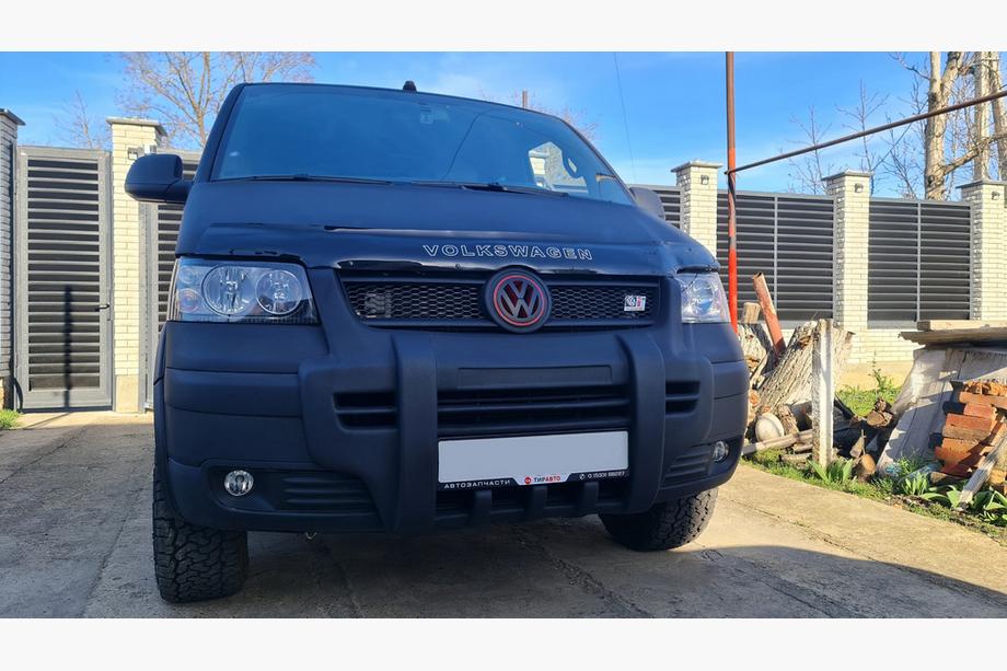 Volkswagen T5 Transporter 2003-2010 рр. Передня накладка губа (під фарбування) Image