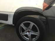 Citroen Jumper 2007-2025 рр. Накладки на арки (4 шт, чорні) фото 7