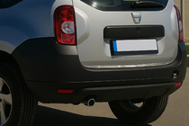 Dacia Duster 2008-2018 рр. Кромка багажника (нерж.) OmsaLine - Італійська нержавійка фото 1