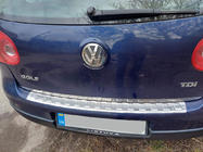 Volkswagen Golf 5 2003-2009 рр. Кромка багажника (нерж) фото 5