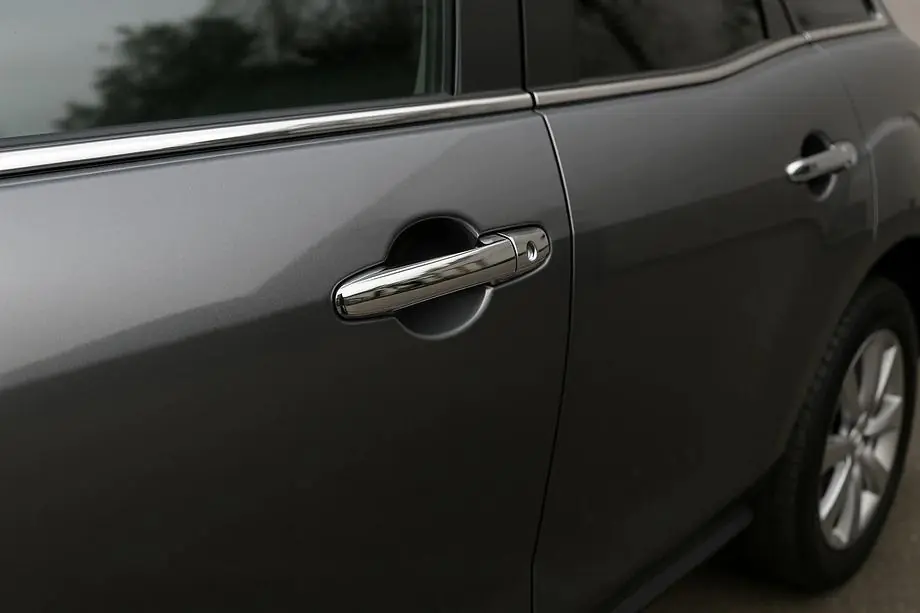 Mazda CX-7 2006-2012 рр. Накладки на ручки V2 (4 шт, нерж)