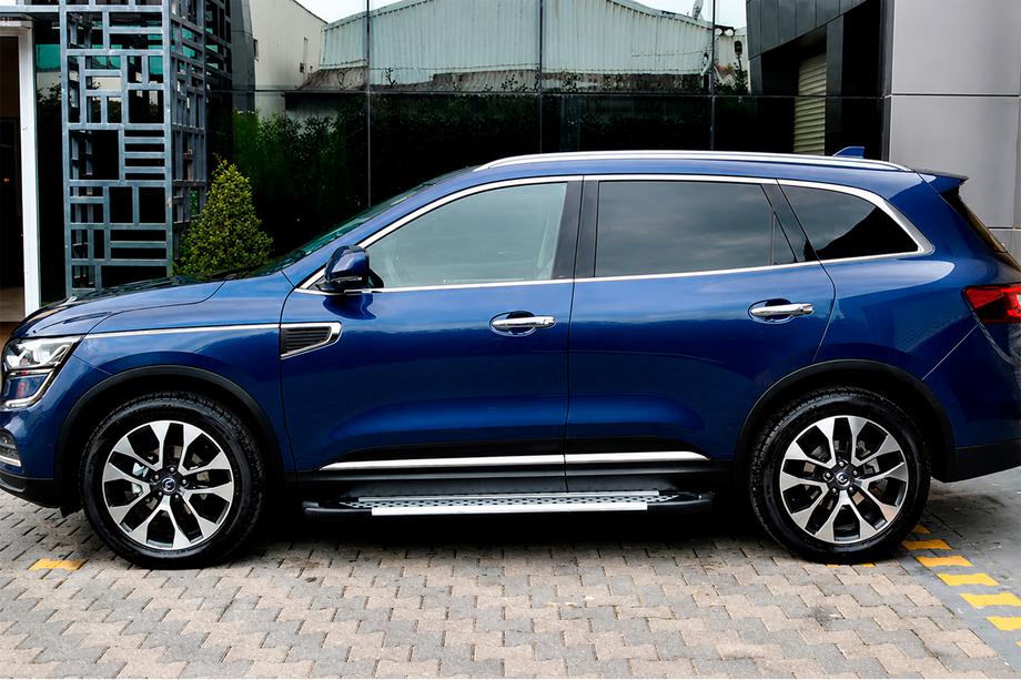 Renault Koleos 2016-2024 рр. Бокові пороги Allmond (2 шт., алюміній) Image