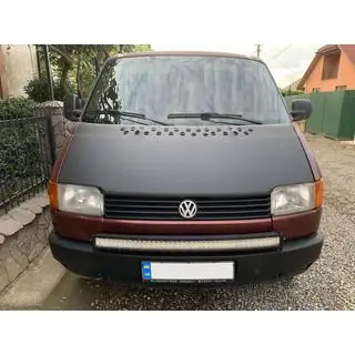 Чохол капота на прямий капот (кожазаменитель) Volkswagen T4 Caravelle/Multivan 1990-2003 рр. фото 1