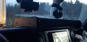 Iveco Daily 2006-2014 рр. Полиця на панель (тип-1) фото 8