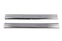 Volkswagen T4 Caravelle/Multivan 1990-2003 рр. Накладки на дверні пороги VIP (2 шт, сталь) фото 2