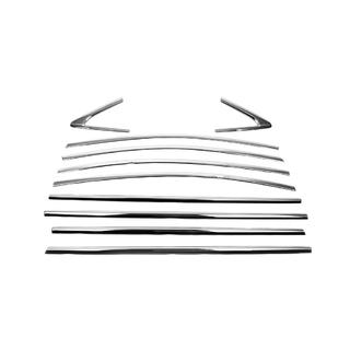 Повна окантовка вікон (для версії Sedan, нерж.) Chevrolet Cruze 2009-2015 рр. фото 3