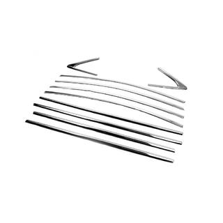 Повна окантовка вікон (для версії Sedan, нерж.) Chevrolet Cruze 2009-2015 рр. фото 4