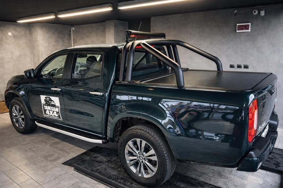 Mercedes X class 2017-2020 рр. Бокові пороги Fullmond (2 шт., алюміній) Image