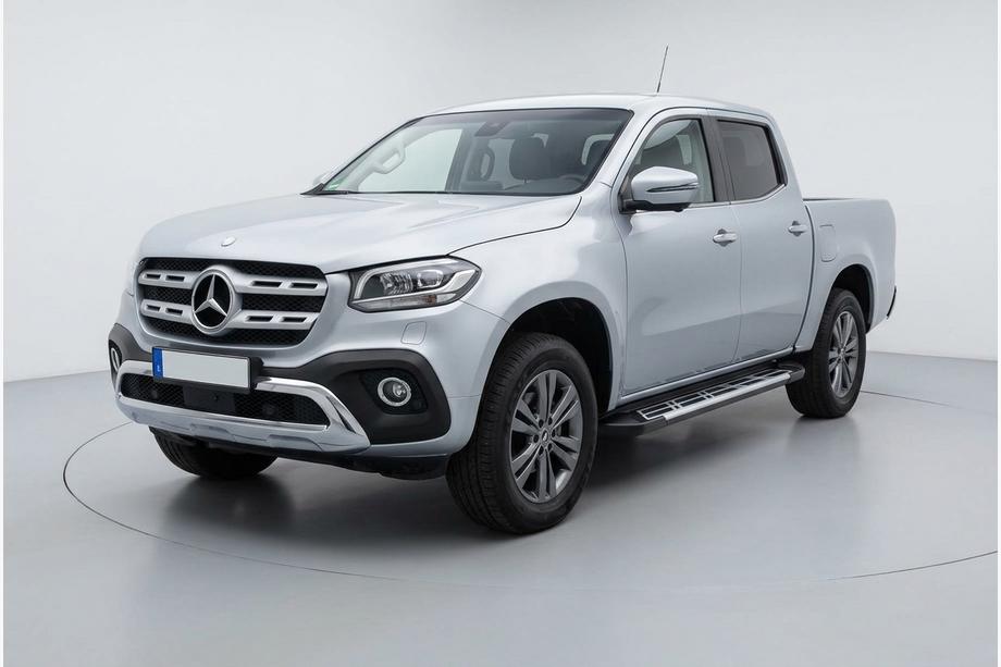 Mercedes X class 2017-2020 рр. Бокові пороги Sunrise (2 шт., алюміній) Фото 1