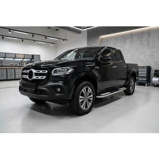 Бокові пороги Tayga Grey V2 (2 шт., алюміній) фото 1