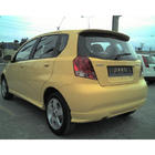 Chevrolet Aveo T200 2002-2008 рр. Накладка на задній бампер (під фарбування) фото 1