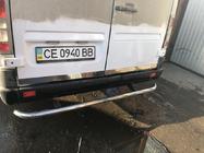 Mercedes Sprinter W901/902/903/904/905 1995-2006 рр. Кромка багажника (2 частини, нерж) фото 2