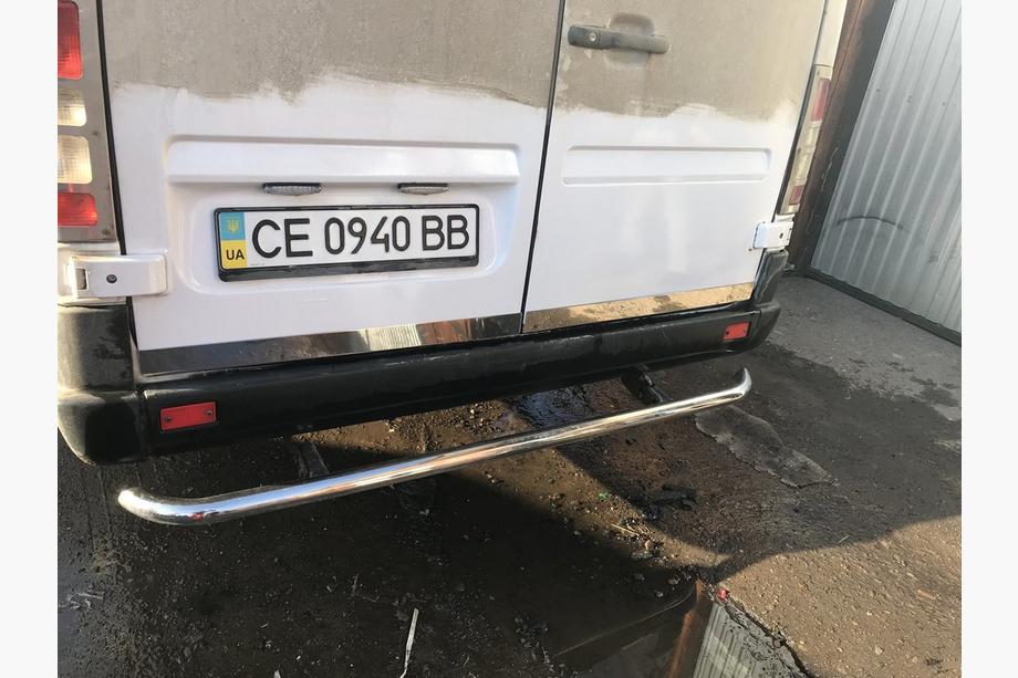 Mercedes Sprinter W901/902/903/904/905 1995-2006 рр. Кромка багажника (2 частини, нерж) Фото 2