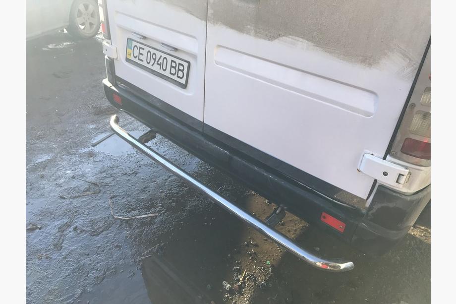 Mercedes Sprinter W901/902/903/904/905 1995-2006 рр. Кромка багажника (2 частини, нерж) Фото 3