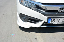 Куточки на передній бампер (під фарбування) фото 1