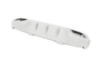 Honda Civic Sedan X 2016-2021 рр. Дифузор на задній бампер (Meliset, під фарбування) фото 1