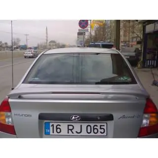 Спойлер (під фарбування) Hyundai Accent 2000-2006 рр. фото 2