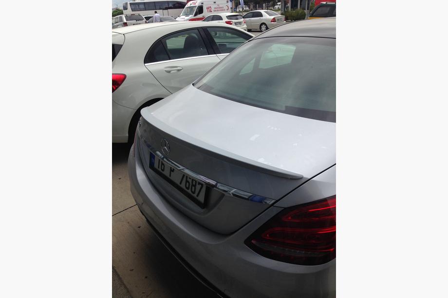 Mercedes C-сlass W205 2014-2021 рр. Спойлер Meliset (під фарбування) Image