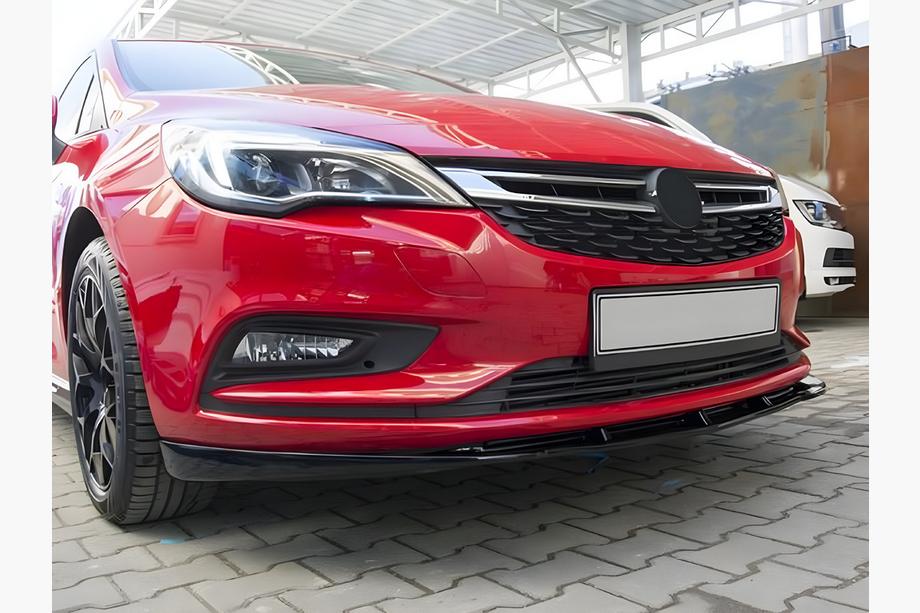 Opel Astra K 2016-2021 рр. Передня нижня накладка HB (під фарбування) Image