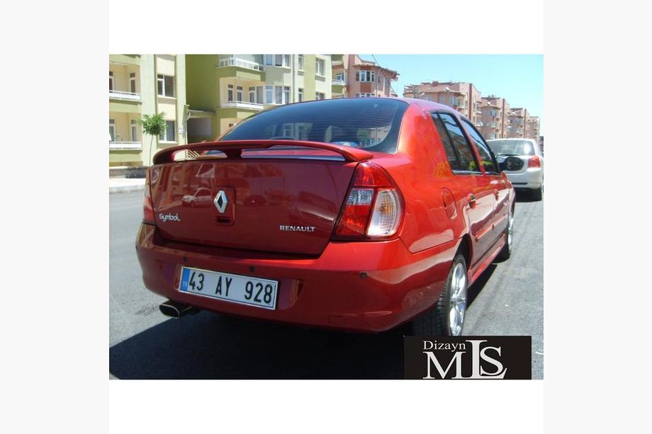 Renault Symbol 1999-2008 рр. Бокові пороги Ferrari-type (під фарбування) Фото 2
