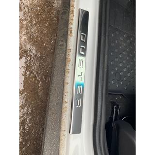 Накладки на пороги OmsaLine (4 шт, нерж.) Dacia Duster 2008-2018 рр. фото 2