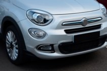 Fiat 500X 2014-2024 рр. Накладки на ПТФ (нерж) фото 3