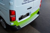 Toyota Proace 2016- рр. Накладка на задній бампер OmsaLine (нерж) фото 6