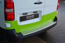 Citroen SpaceTourer 2016- рр. Накладка на задній бампер OmsaLine (нерж) фото 8