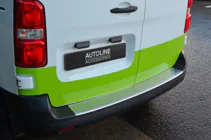 Citroen Jumpy/Dispatch 2017- рр. Накладка на задній бампер OmsaLine (нерж) фото 10